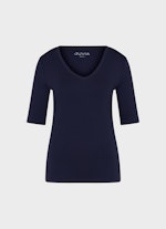 Slim Fit T-Shirts Jersey Modal - T-shirt navy