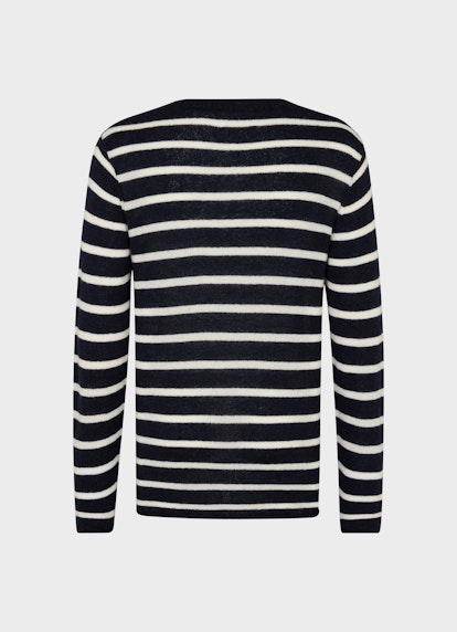 Regular Fit Strick Strick Pullover navy