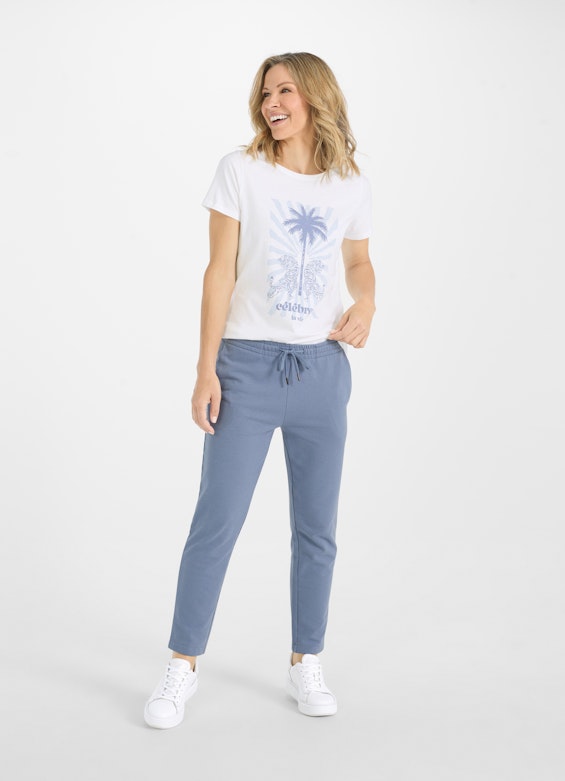 Regular Fit T-Shirts T-Shirt white-denim