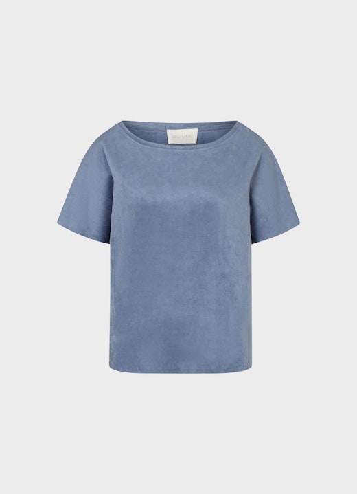 Regular Fit Tops Tech Velours - Top denim