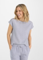 Casual Fit Blusen Musselin - Bluse denim