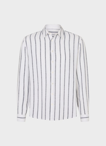 Regular Fit Hemden Leinen - Hemd denim