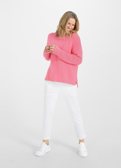 Coupe Casual Fit Maille Pull tricoté bubblegum