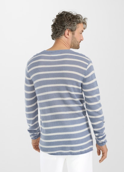 Regular Fit Strick Strick Pullover denim