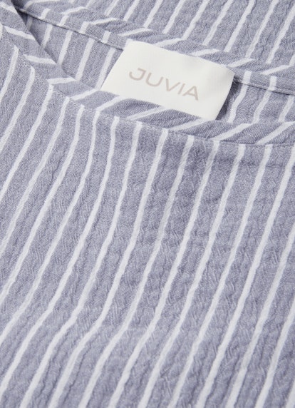 Casual Fit Blusen Musselin - Bluse denim