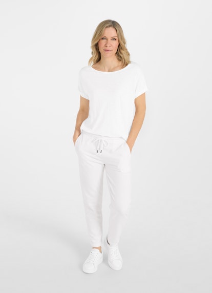 Casual Fit Hosen Casual Fit - Sweatpants white