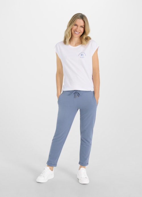 Coupe Regular Fit T-shirts T-shirt white-denim