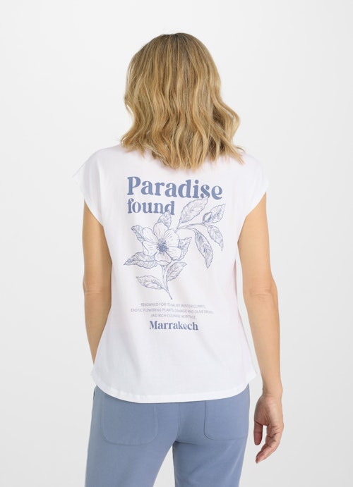 Coupe Regular Fit T-shirts T-shirt white-denim