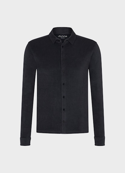 Regular Fit Hemden Frottee - Hemd navy