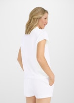 Regular Fit Sweatshirts Frottee - Poloshirt white