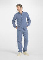 Regular Fit Hosen Leinen - Hose denim