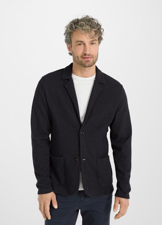 Regular Fit Jacken Blazer navy