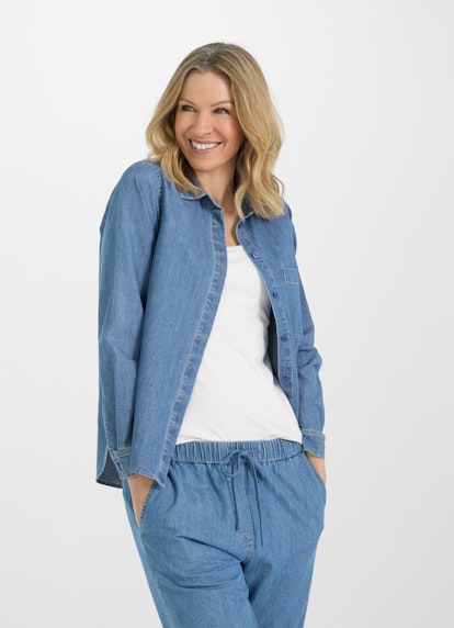 Casual Fit Blusen Denim - Hemd denim
