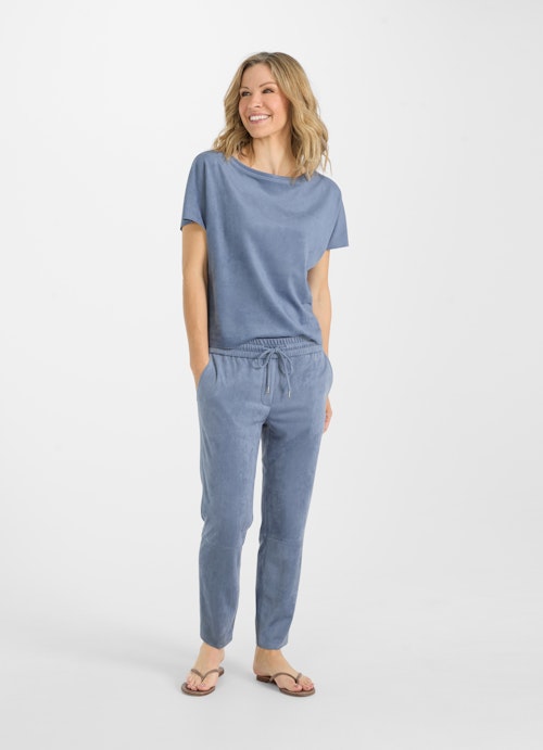 Coupe Regular Fit Hauts Velours technique - haut denim