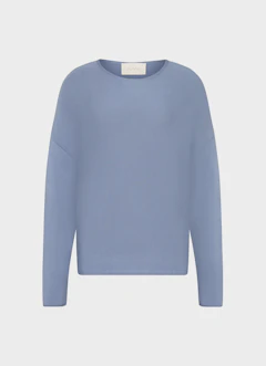Casual Fit Knitwear Viscose stretch sweater denim