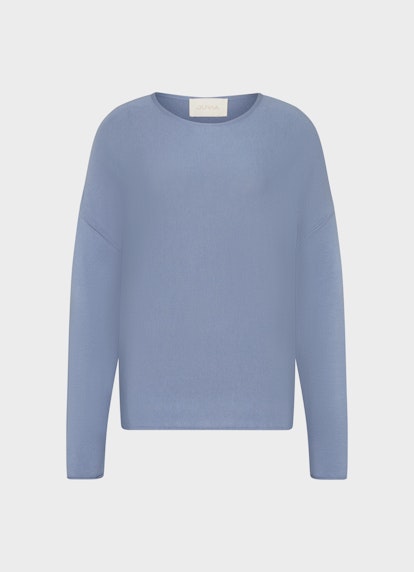 Casual Fit Strick Viscose Stretch - Sweater denim