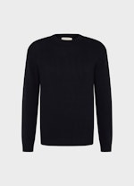 Regular Fit Strick Strick Pullover navy