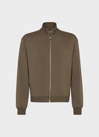 Regular Fit Jacken Sweatjacke khaki