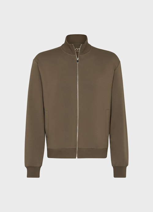 Regular Fit Jacken Sweatjacke khaki