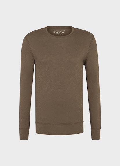 Regular Fit Longsleeves T-Shirt khaki