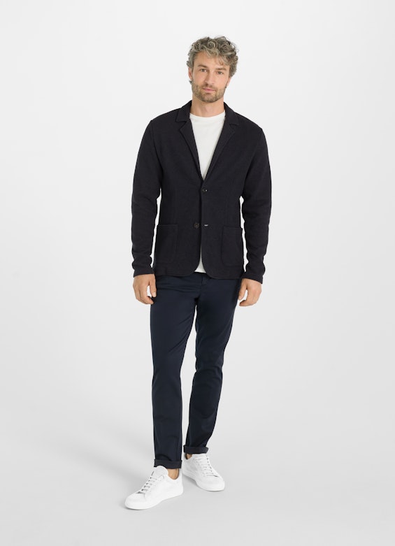 Regular Fit Jacken Blazer navy