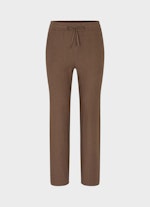 Regular Fit Hosen Leinen - Hose cacao