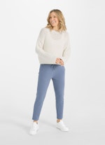 Casual Fit Strick Strick - Pullover white
