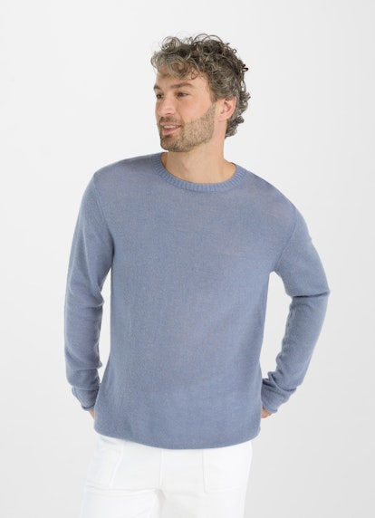 Regular Fit Strick Strick Pullover denim