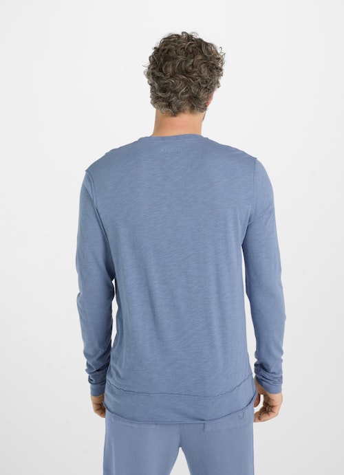 Regular Fit Long sleeve tops T-Shirt denim