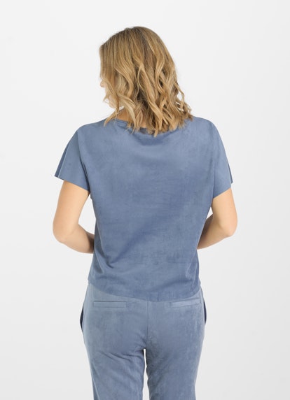 Regular Fit Tops Tech Velours - Top denim