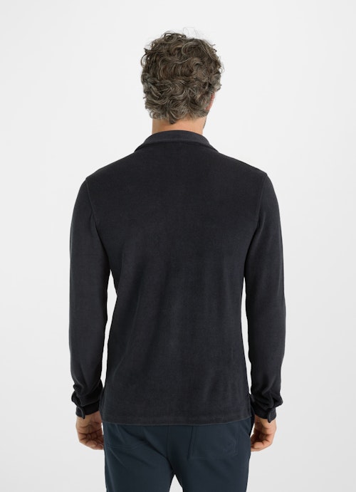 Regular Fit Hemden Frottee - Hemd navy