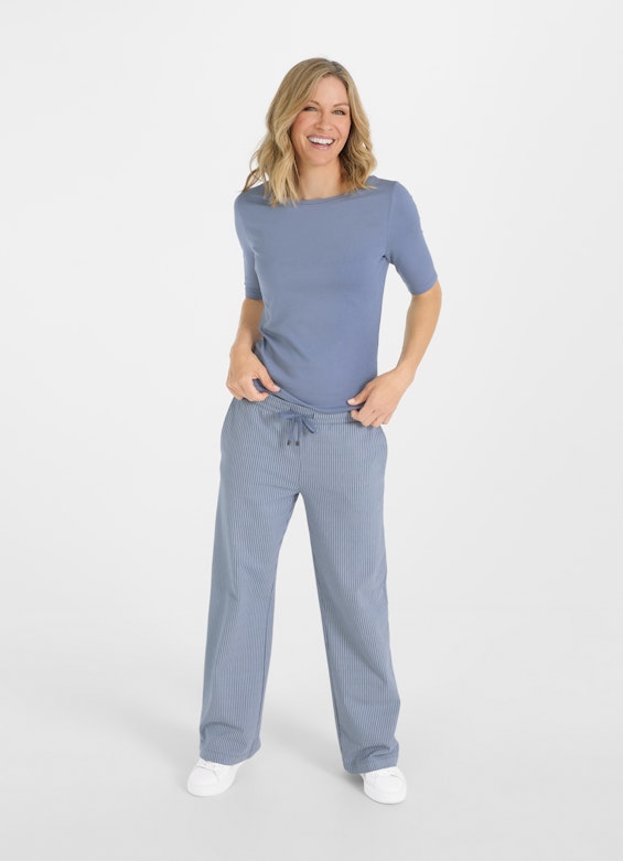 Slim Fit T-Shirts Jersey Modal - T-Shirt denim