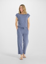 Wide Leg Hosen Culottee Frottee - Hose denim