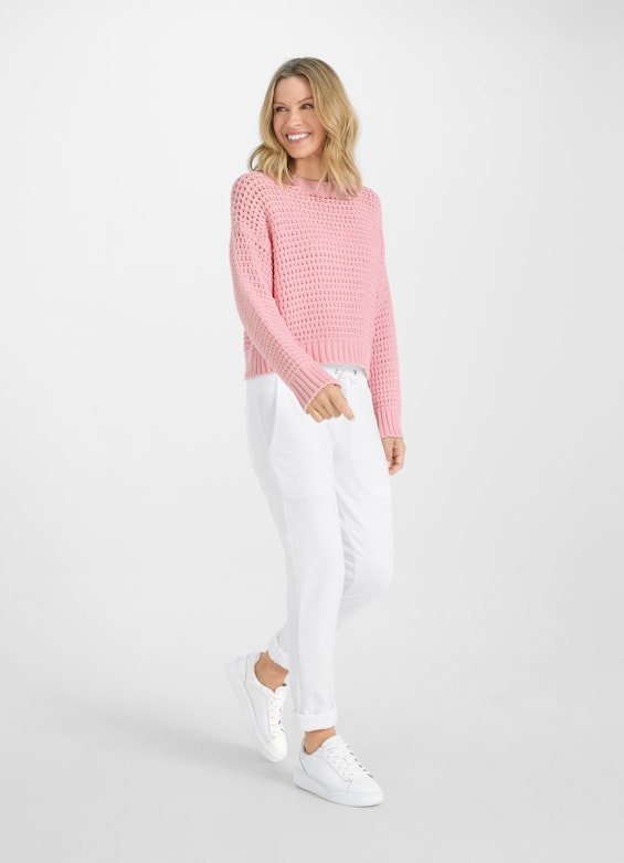 Casual Fit Strick Strick - Pullover almond blossom