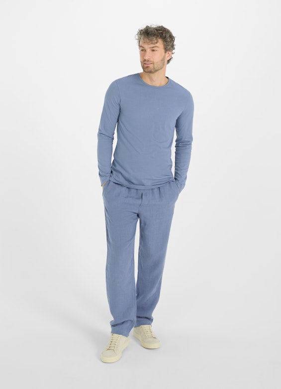 Regular Fit Longsleeves T-Shirt denim