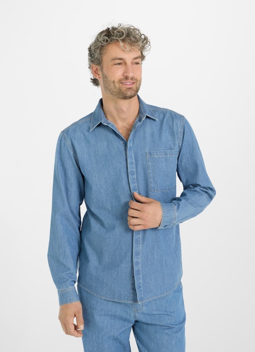 Regular Fit Hemden Denim - Hemd denim