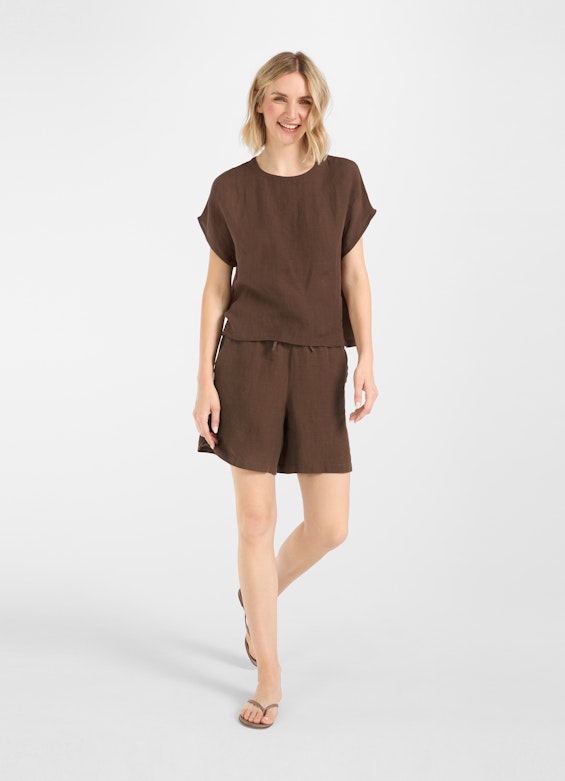 Loose Fit Blusen Bluse cacao