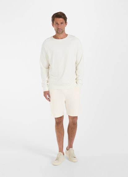Regular Fit Shorts Frottee - Shorts eggshell