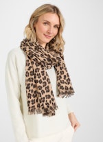 Regular Fit Strick Cashmere Blend - Schal toffee