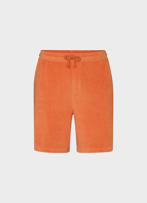 Regular Fit Shorts Frottee - Shorts jaffa orange