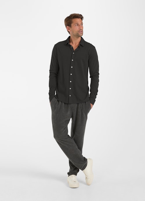 Regular Fit Hemden Jersey - Hemd charcoal