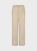Wide Leg Hosen Leinen - Hose desert sand
