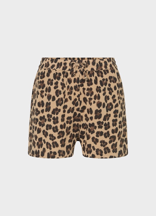 Regular Fit Shorts Musselin - Shorts toffee