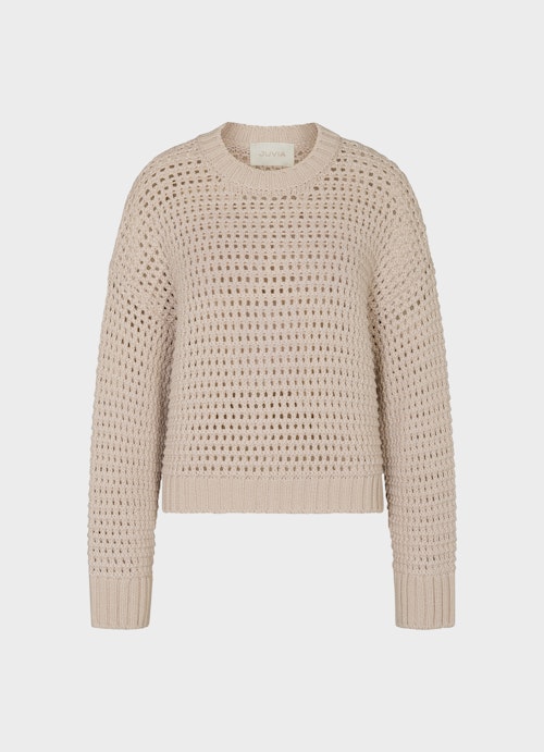Casual Fit Strick Strick - Pullover desert sand
