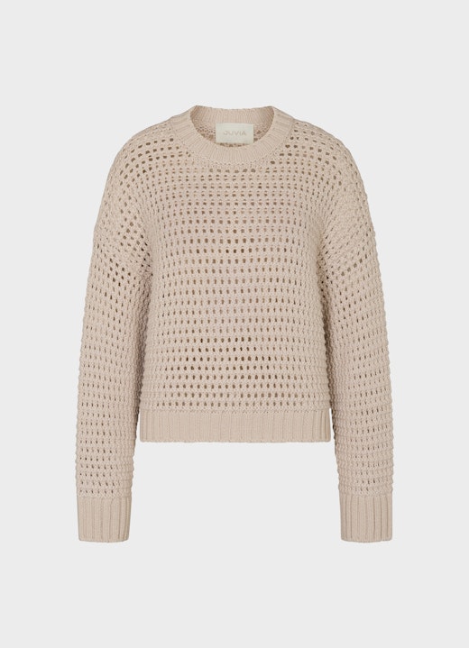 Casual Fit Strick Strick - Pullover desert sand