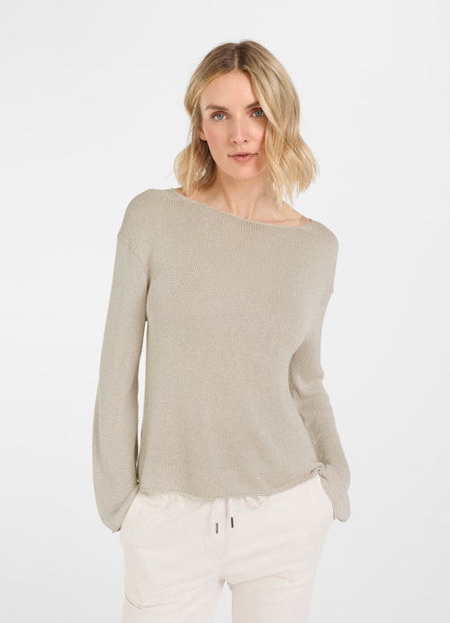 Regular Fit Strick Strick - Pullover desert sand