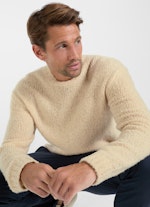 Regular Fit Strick Strick Pullover desert sand