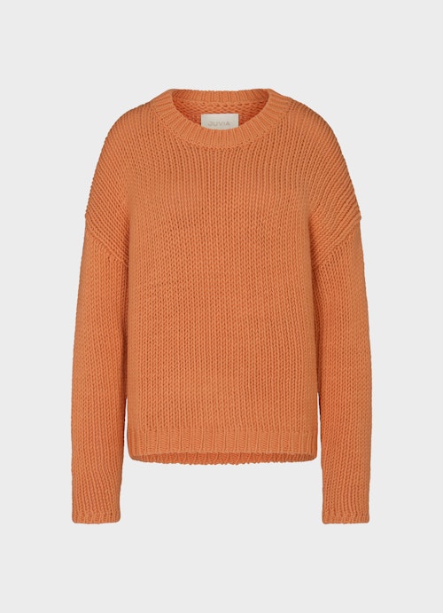 Casual Fit Strick Strick - Pullover jaffa orange