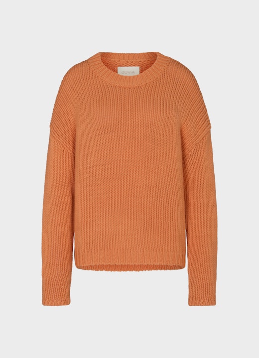 Casual Fit Strick Strick - Pullover jaffa orange