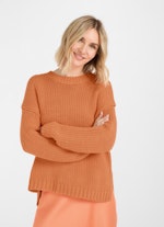 Casual Fit Strick Strick - Pullover jaffa orange